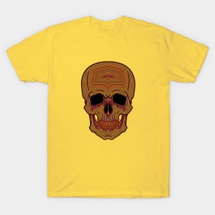 Striped Skull T-Shirt